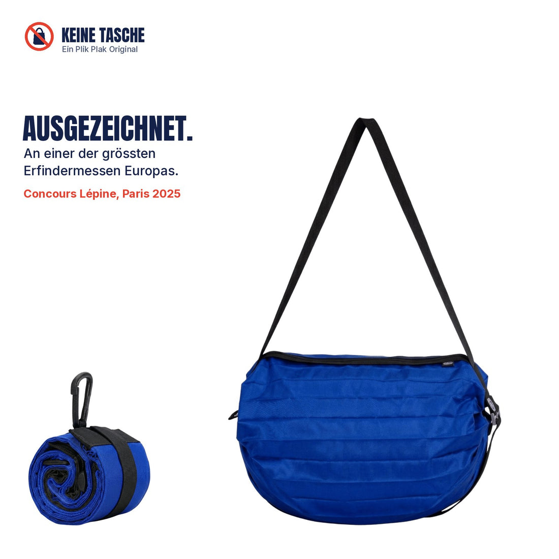 KEINE TASCHE, Reisebeutel 35 L in Asphaltblau