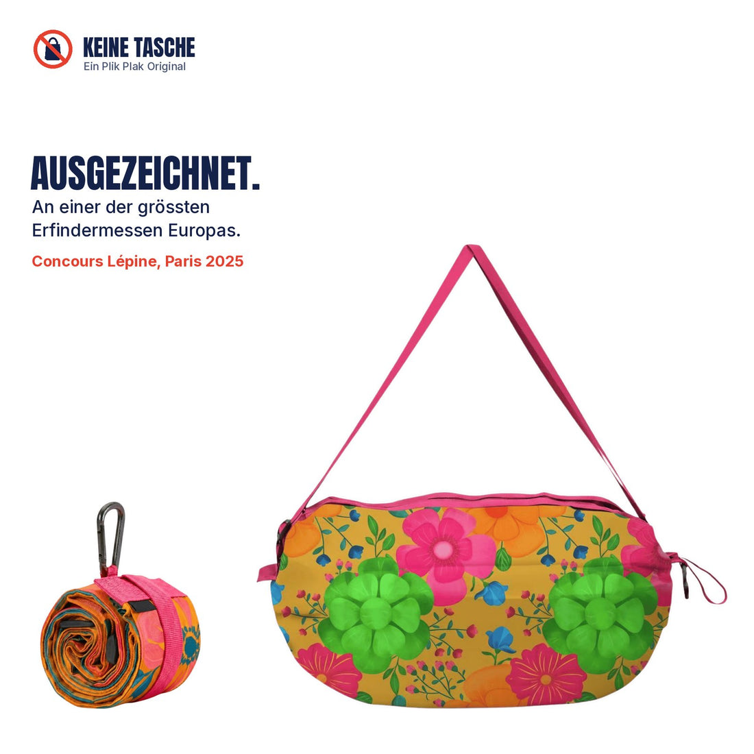 KEINE TASCHE, Reisebeutel 35 L in Mango Sunset