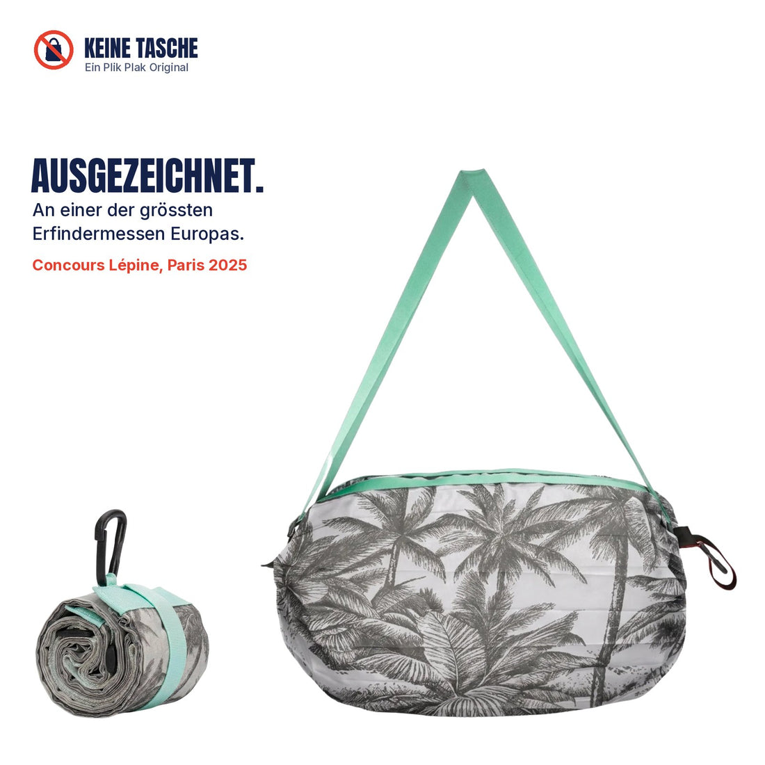 KEINE TASCHE, Reisebeutel 35 L in Palm Mint
