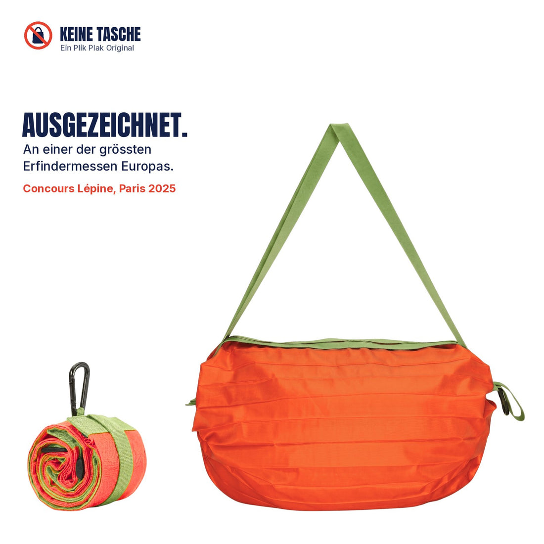 KEINE TASCHE, Reisebeutel 35 L in Lehmfeuer