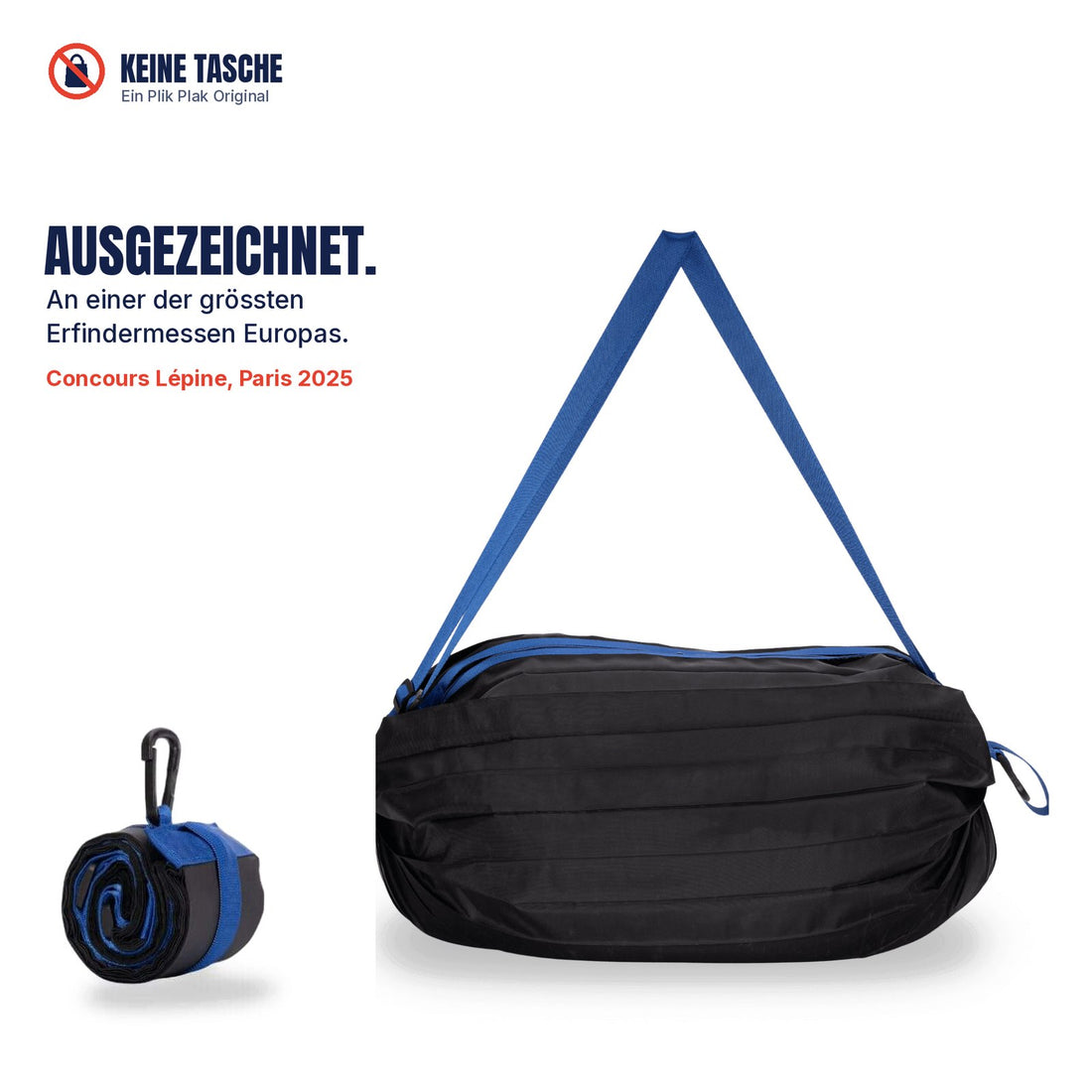 KEINE TASCHE, Reisebeutel 35 L in Mitternachtsblitz