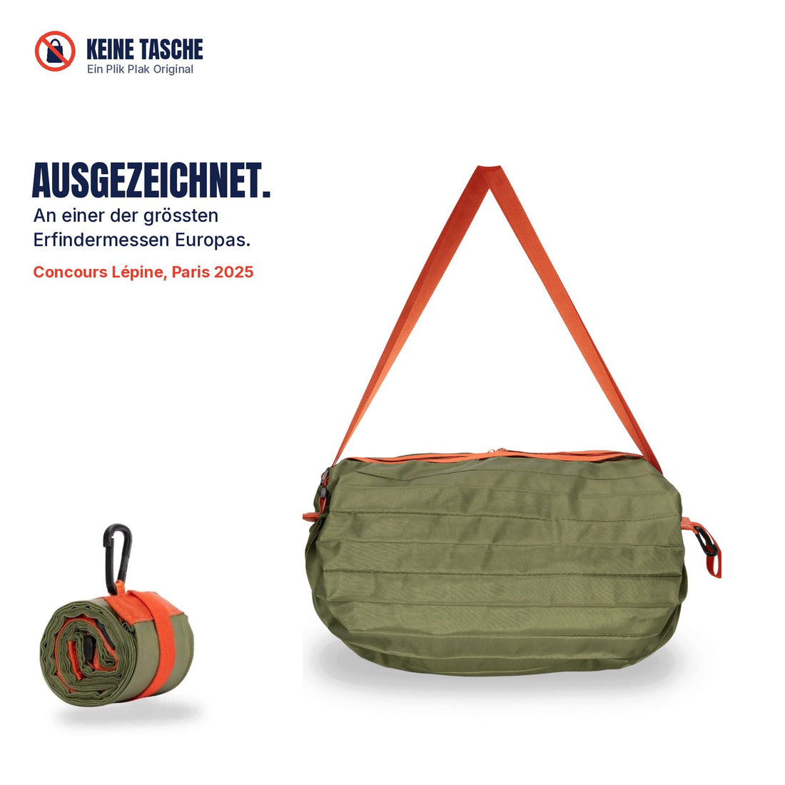 KEINE TASCHE, Reisebeutel 35 L in Safari Pop