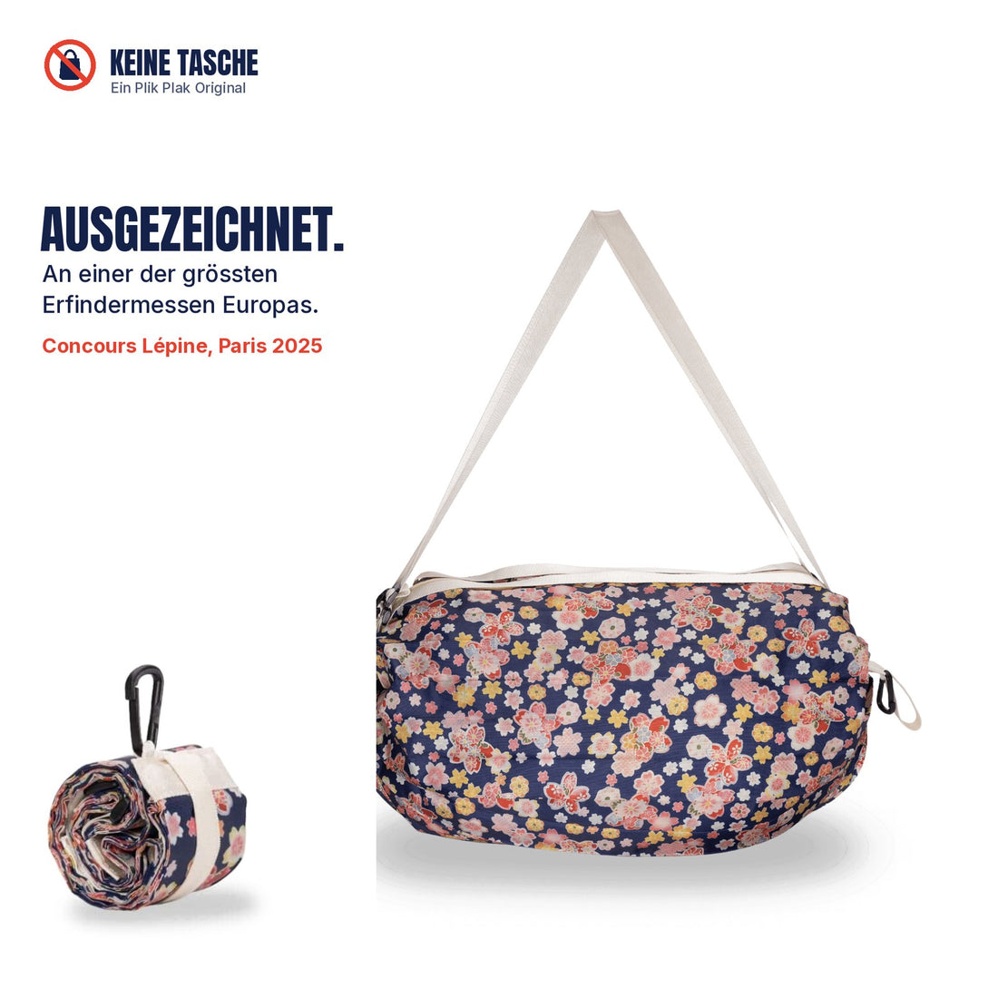 KEINE TASCHE, Reisebeutel 35 L in Sakura Spirit