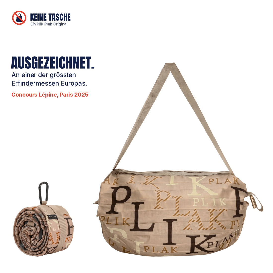 KEINE TASCHE, Reisebeutel 35 L in Signature Chic