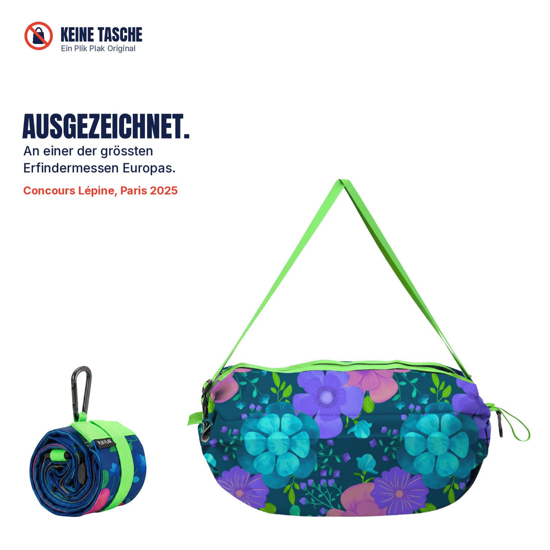 KEINE TASCHE, Reisebeutel 35 L in Tropic Boom
