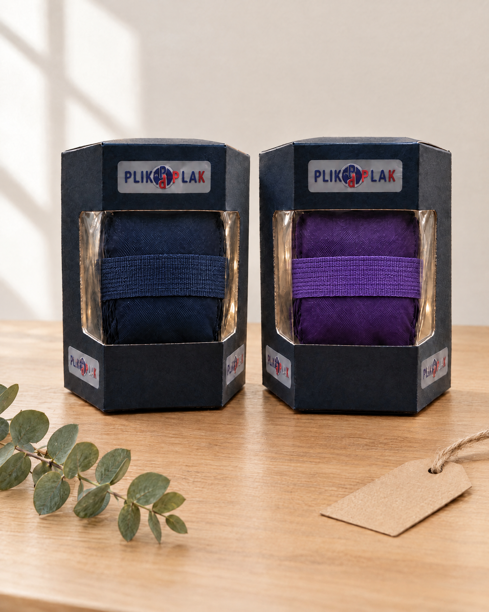 Plik-Plak-Geschenkbox mit Keine Tasche